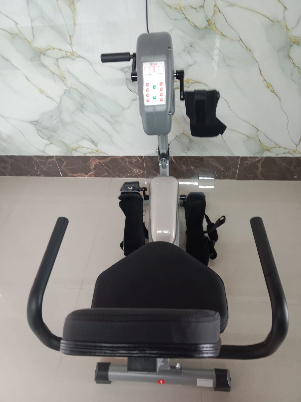 Exercise cycle rehabilitation equipment at Dr. Naidu Hospital