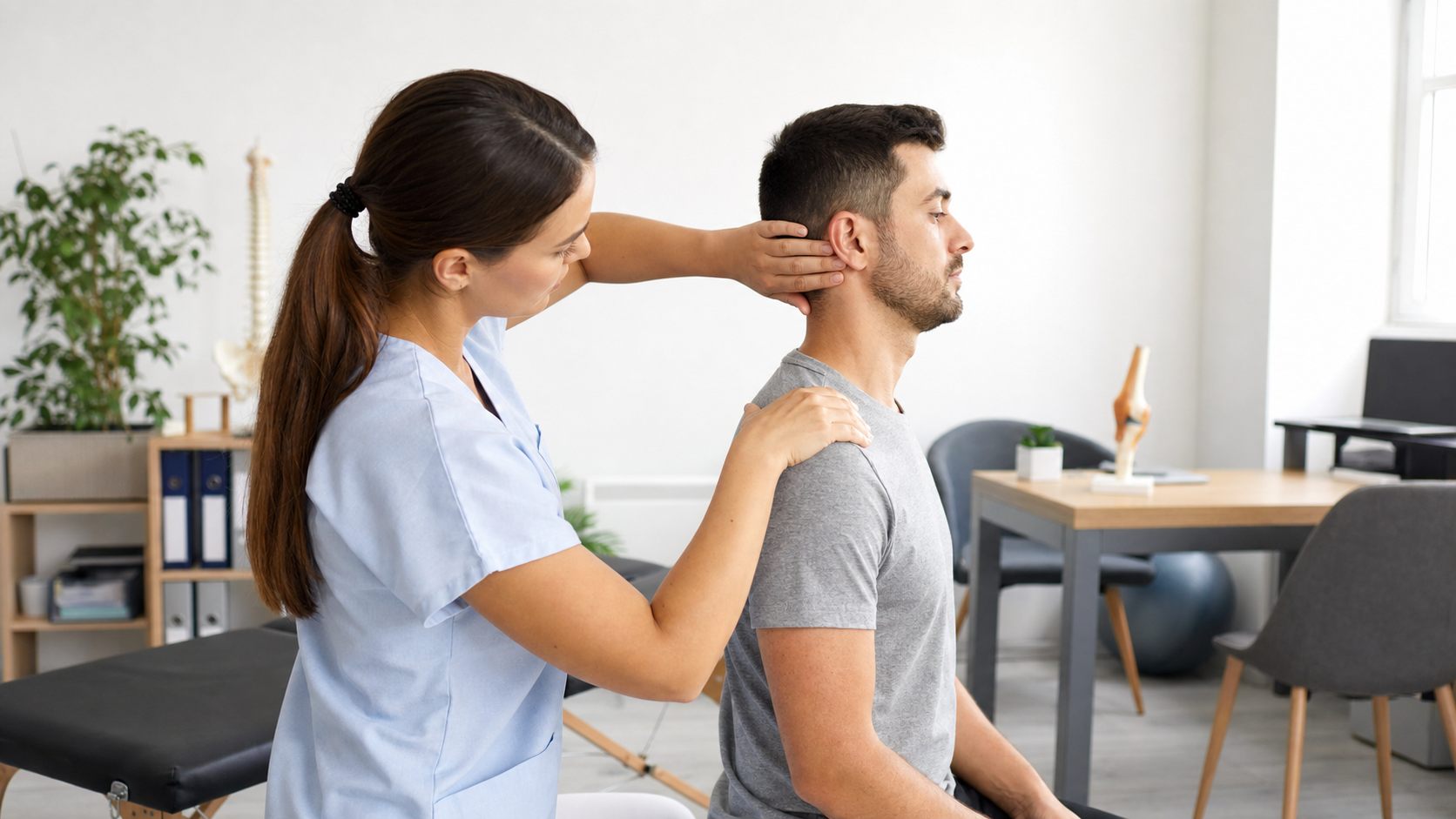 Neck Pain Causes physiotherapy advice from Dr. Naidu Hospital Yeleswaram