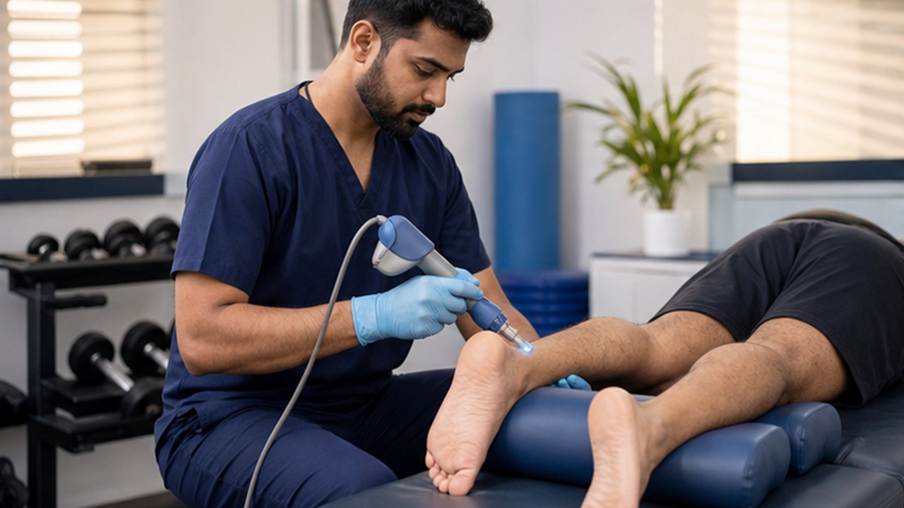 Shockwave Therapy at Dr. Naidu Hospital Yeleswaram