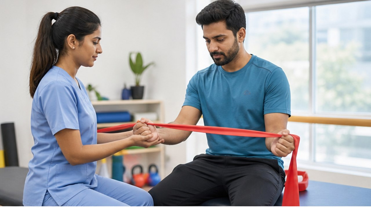 Tennis Elbow Treatment physiotherapy care in Yeleswaram