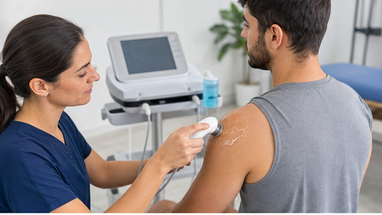 Ultrasound Therapy at Dr. Naidu Hospital Yeleswaram